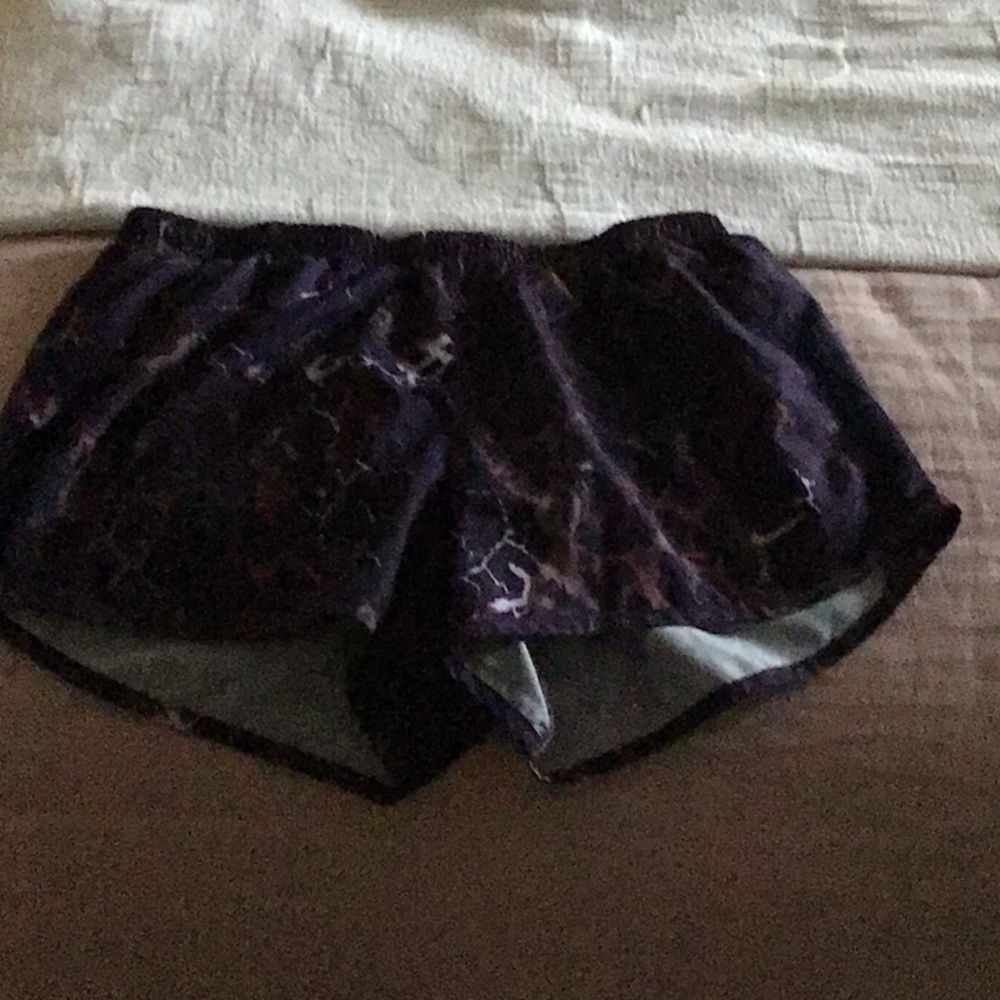 Purple Nike shorts
